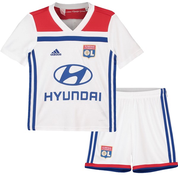 Maillot Football Lyon Domicile Enfant 2018-19 Blanc